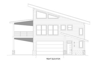 Modern House Plan #940-01200 Elevation Photo