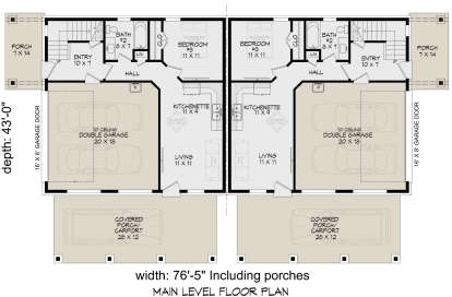 First Floor for House Plan #940-01200