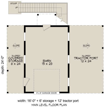 Garage Floor for House Plan #940-01202