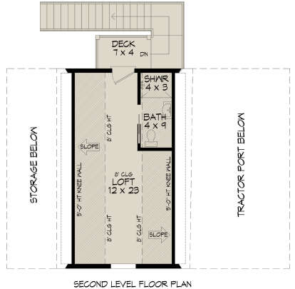 Second Floor for House Plan #940-01202