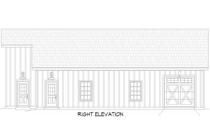 Barn House Plan #940-01203 Elevation Photo