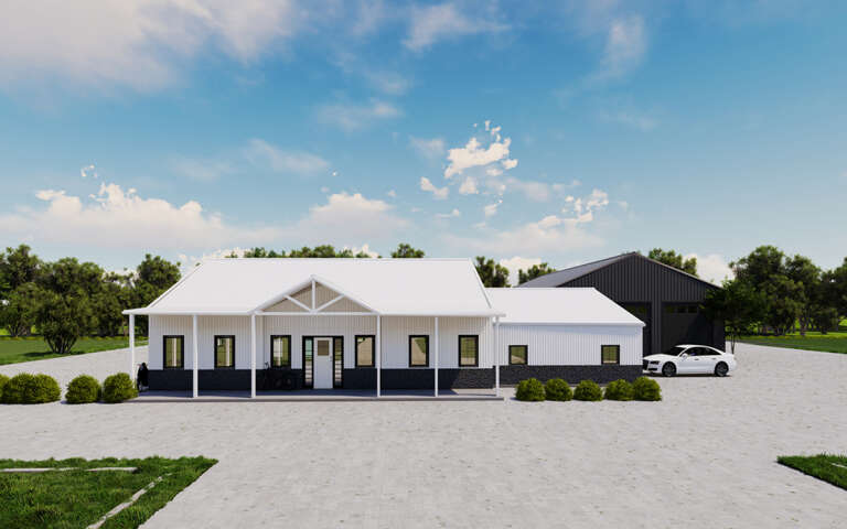 House Plan House Plan #32004 Front Elevation 
