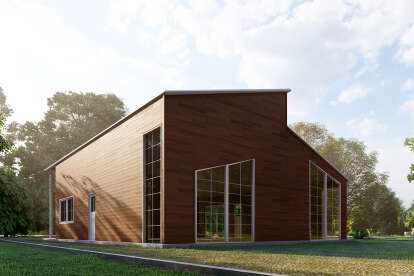 Contemporary House Plan #625-00003 Elevation Photo
