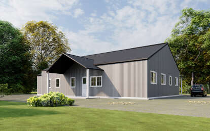 Barn House Plan #625-00004 Elevation Photo
