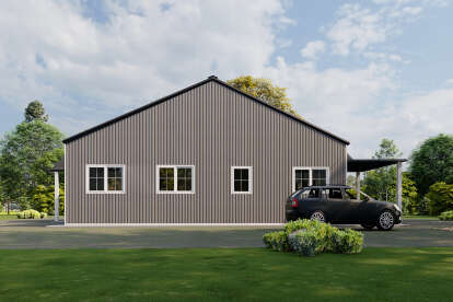 Barn House Plan #625-00004 Elevation Photo