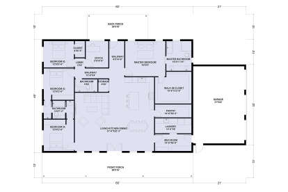 Main Floor  for House Plan #625-00004