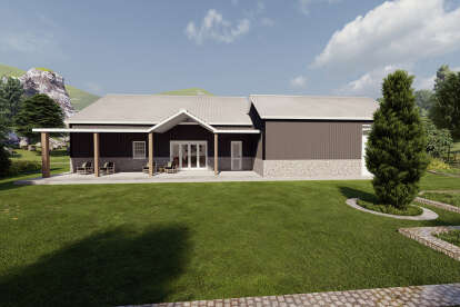 Barn House Plan #625-00005 Elevation Photo