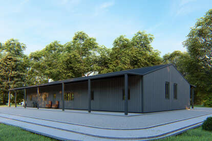 Barn House Plan #625-00006 Elevation Photo