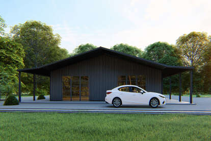 Barn House Plan #625-00006 Elevation Photo