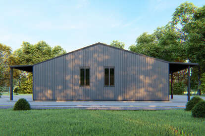 Barn House Plan #625-00006 Elevation Photo