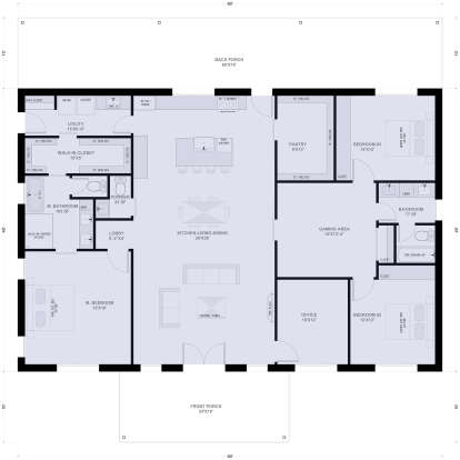 Main Floor  for House Plan #625-00008