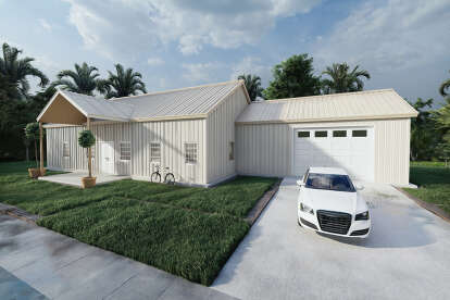Barn House Plan #625-00009 Elevation Photo
