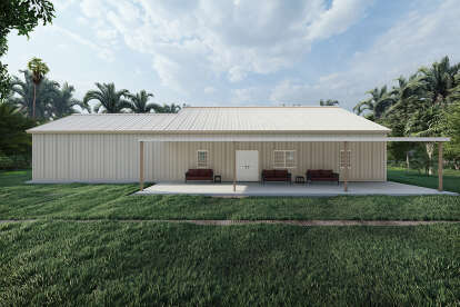 Barn House Plan #625-00009 Elevation Photo