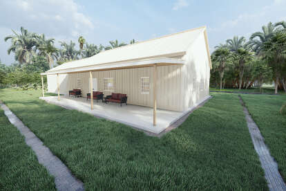 Barn House Plan #625-00009 Elevation Photo