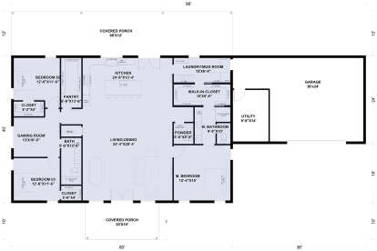 Main Floor  for House Plan #625-00009
