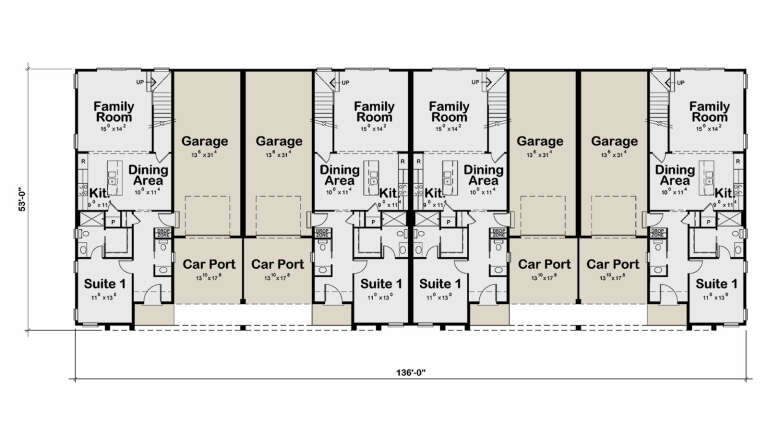 House Plan House Plan #32014 Drawing 1