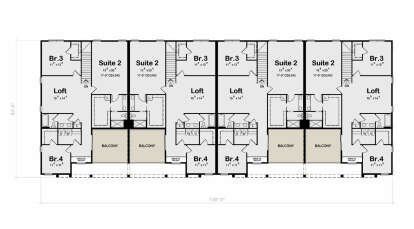 Second Floor for House Plan #402-01837