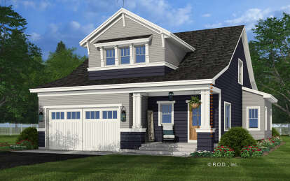 Craftsman House Plan #098-00461 Elevation Photo