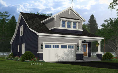 Craftsman House Plan #098-00461 Elevation Photo