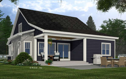 Craftsman House Plan #098-00461 Elevation Photo