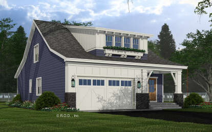 Craftsman House Plan #098-00462 Elevation Photo