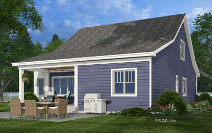 Craftsman House Plan #098-00462 Elevation Photo