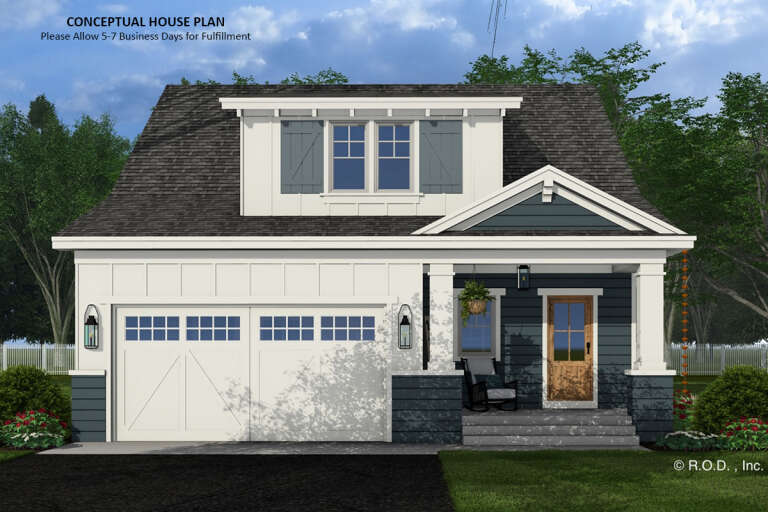 House Plan House Plan #32018 Front Elevation 