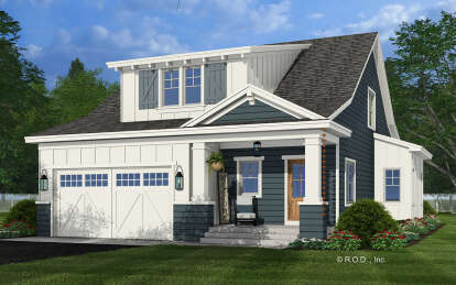 Craftsman House Plan #098-00463 Elevation Photo