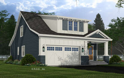 Craftsman House Plan #098-00463 Elevation Photo