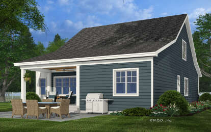 Craftsman House Plan #098-00463 Elevation Photo