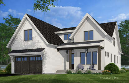 Craftsman House Plan #098-00464 Elevation Photo