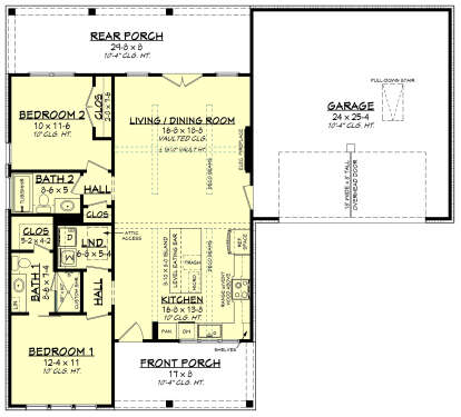 Main Floor  for House Plan #041-00375