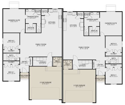 Main Floor  for House Plan #2802-00322
