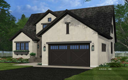 European House Plan #098-00465 Elevation Photo