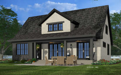 European House Plan #098-00465 Elevation Photo