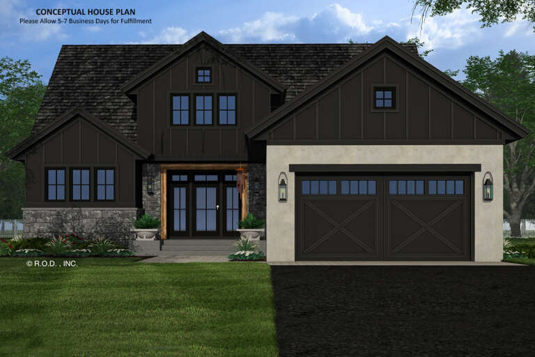House Plan House Plan #32025 Front Elevation 