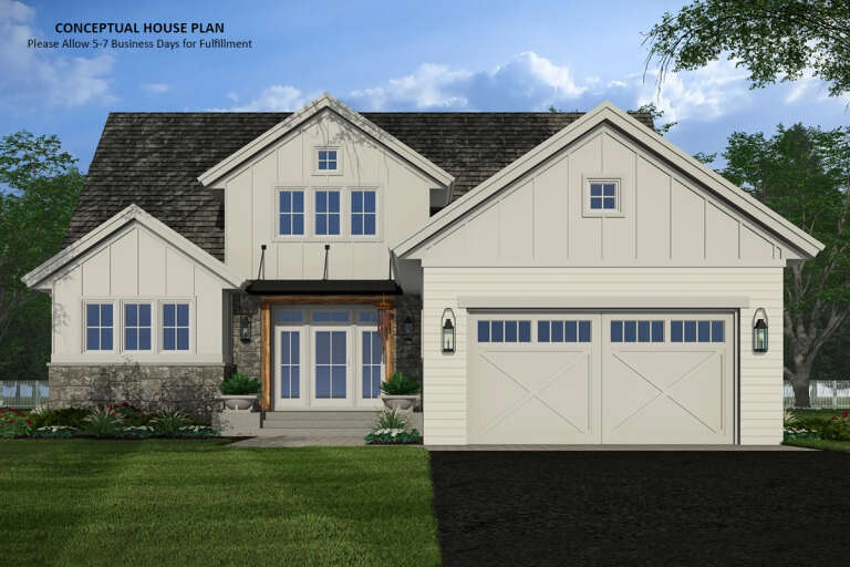 House Plan House Plan #32026 Front Elevation 