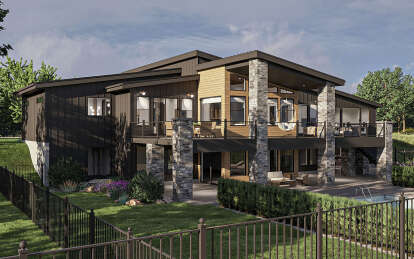 Contemporary House Plan #963-01078 Elevation Photo