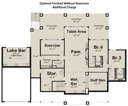 Second Floor for House Plan #963-01078