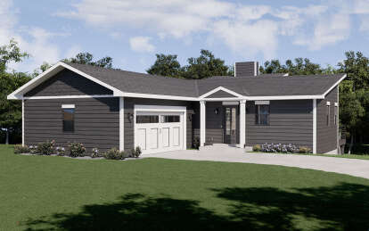 Country House Plan #1462-00124 Elevation Photo
