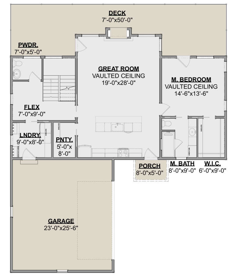 House Plan House Plan #32032 Drawing 1