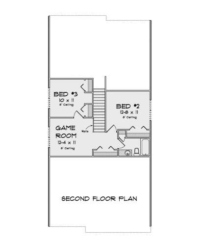 Second Floor for House Plan #4848-00436