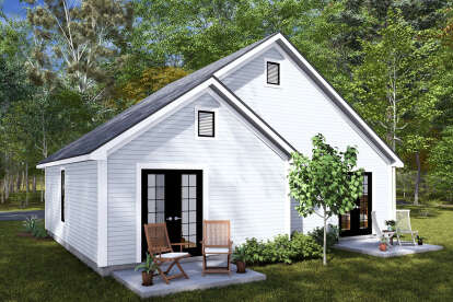 Cottage House Plan #4848-00437 Elevation Photo