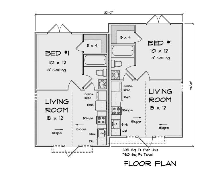 House Plan House Plan #32034 Drawing 1