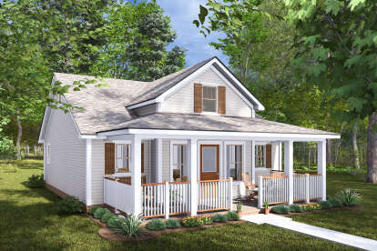 Country Plan - 820 Square Feet, 2 Bedrooms, 2 Bathrooms | Floor Plan ...