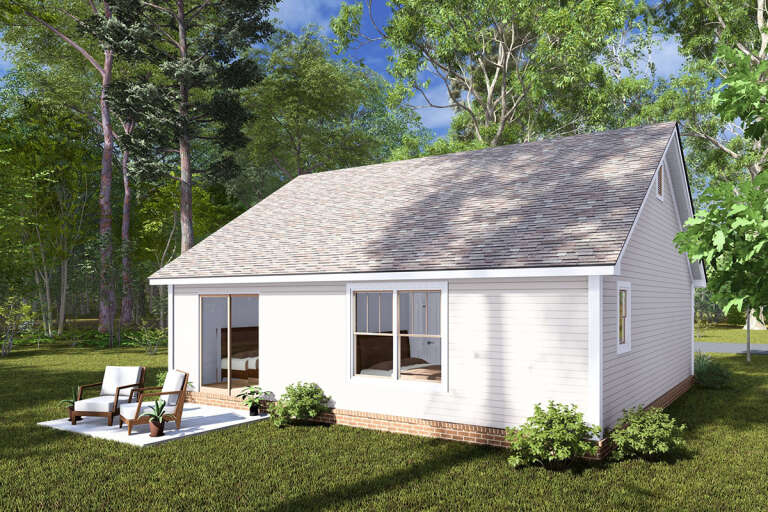 Country Plan - 820 Square Feet, 2 Bedrooms, 2 Bathrooms | Floor Plan ...