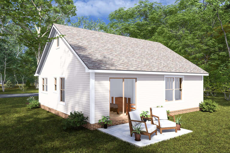 Country Plan - 820 Square Feet, 2 Bedrooms, 2 Bathrooms | Floor Plan ...