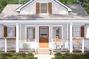 Country Plan - 820 Square Feet, 2 Bedrooms, 2 Bathrooms | Floor Plan ...