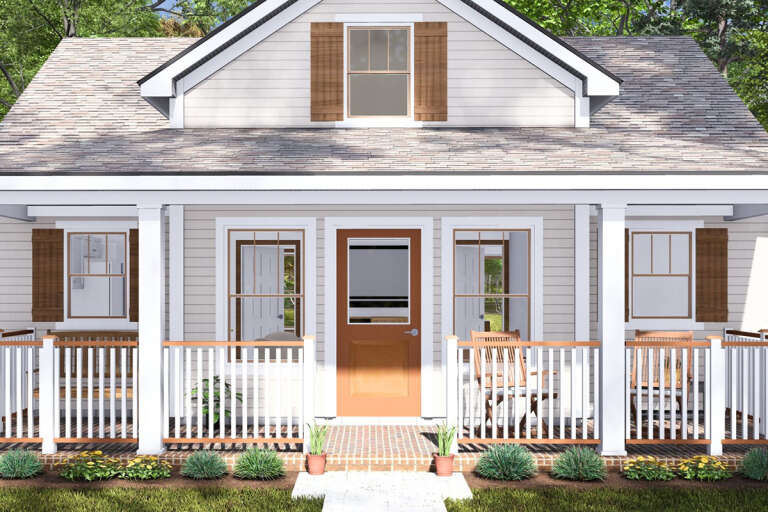 Country Plan - 820 Square Feet, 2 Bedrooms, 2 Bathrooms | Floor Plan ...