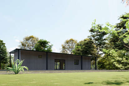 Barn House Plan #625-00010 Elevation Photo